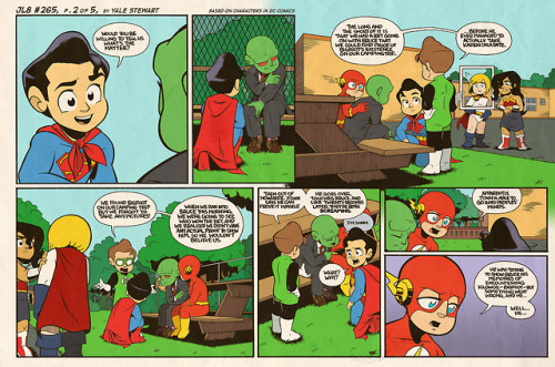 JL8 #265, pgs. 1-5 by Yale StewartBased on characters in DC Comics.Like the Facebook page here!