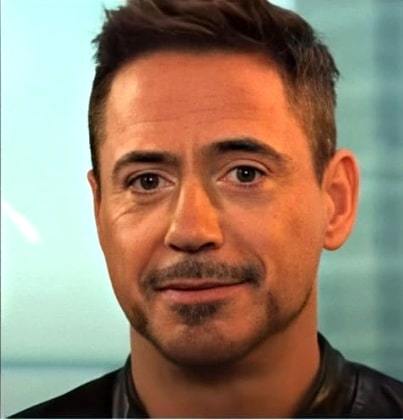 Robert Downey Jr Taper Hairstyle With Small Quiff