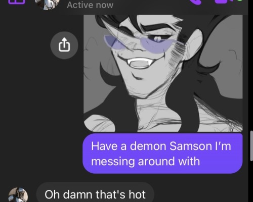 So I’m messing around with Samson/Samael’s demon form and I’m glad everyone seems 