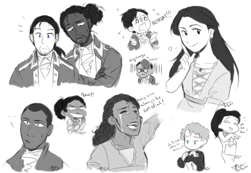 finally did digital Hamilton sketches! yea! :D