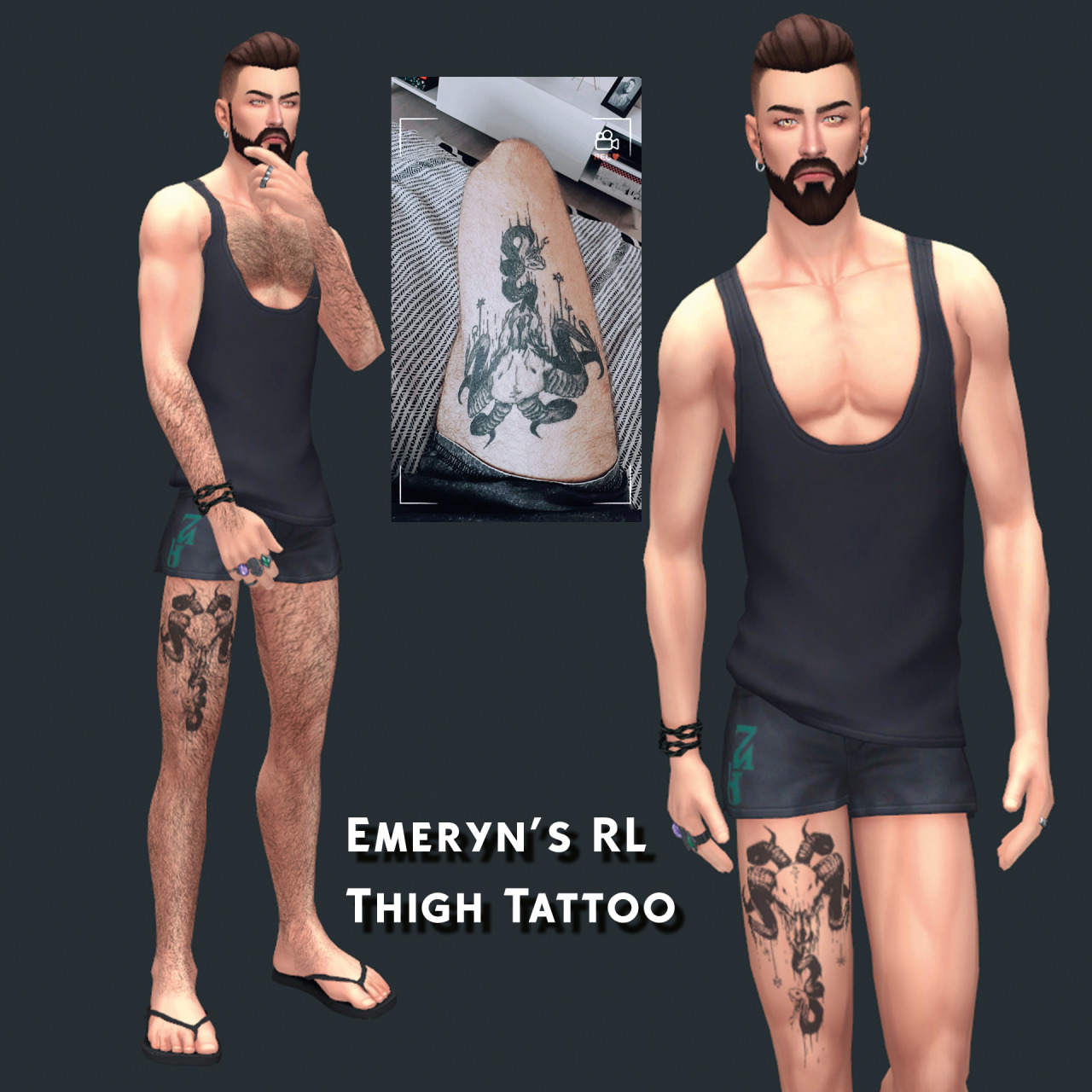 Wrath Tattoo  The Sims 4 Download  SimsFindscom