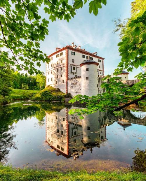 traveltoslovenia:CASTLE SNEZNIK, Slovenia - surrounded by parkland, this restored 16th-century Ren