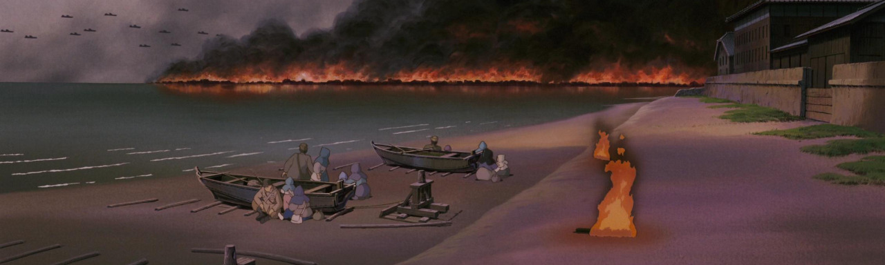 anime-backgrounds:  Grave of the Fireflies. Written and directed by Isao Takahata