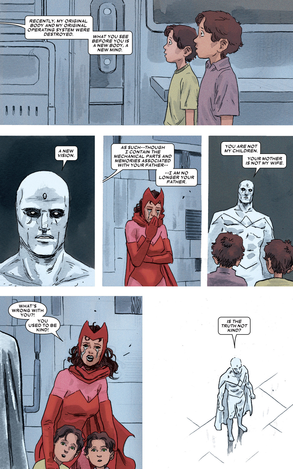 biohazerd:  why-i-love-comics:  Vision #7 (2016) written by Tom Kingart by Jordie