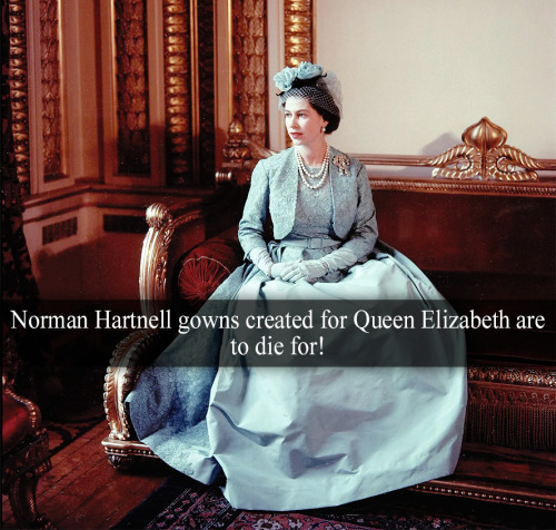 royal-confessions: “Norman Hartnell gowns created for Queen Elizabeth are to die for!” -