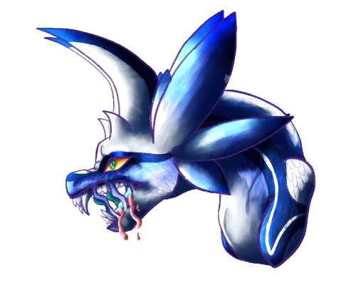 Icon For My Blue Dragon Sea Slug Character, Aciano, For A Closed Species. She's Really Sweet I Promise