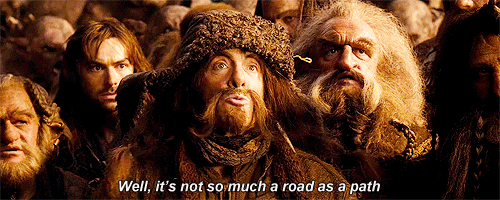theheirsofdurin:Anyway, the point is, we were on this road, like a path, like a track. And then we w