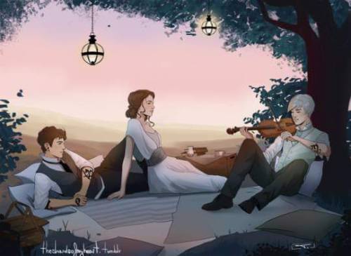 TID.Will Herondale, Tessa Gray & Jem Carstairs.