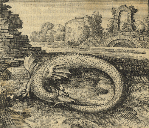 stratharchives:Week 14  – ‘Hic est Draco caudam suam devorans.’ (Here is the dragon that devours his