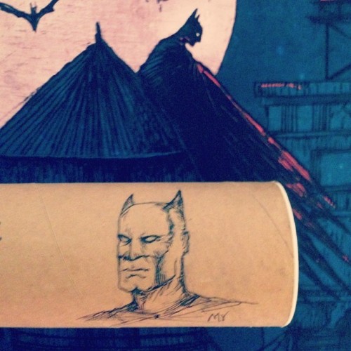 Shipping out my first Batman poster.#gotham #batman #mailart