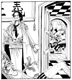 kaldurrr:   Chapter 288 - Curse  i’m not even going to color this i just want this picture on my blog because look at that face that is the face of a man who has truly fucked up but knows this chicken is hella 