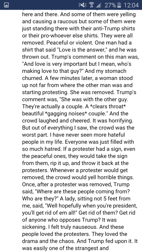 This is truly worth reading. These guys started out being playful, gradually had their eyes opened with the shock of reality: