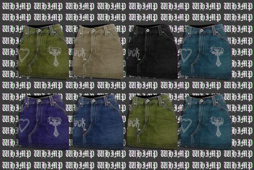 whimp1337:Outfit Y2K~ Mesh by me~ All lods~ Top 27 Swatches~ Mini 18 Swatches~ HQ ~ Please dont RE-U