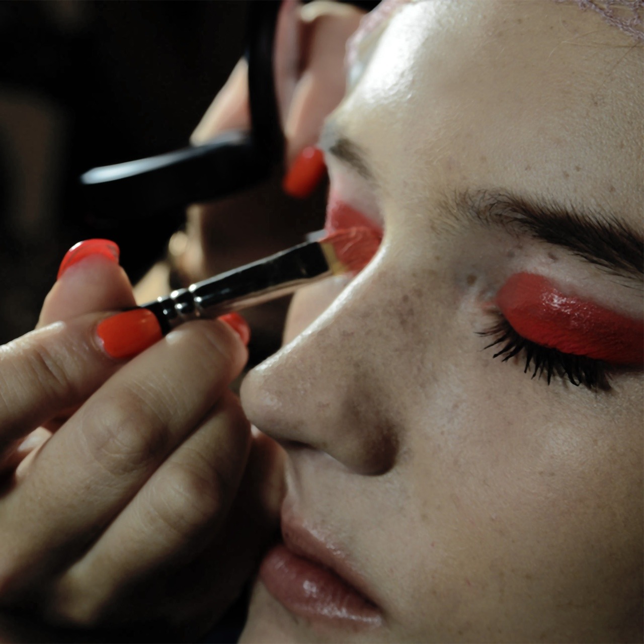 maccosmetics:  M∙A∙C Backstage at Max Mara SS15 Milan Fashion Week