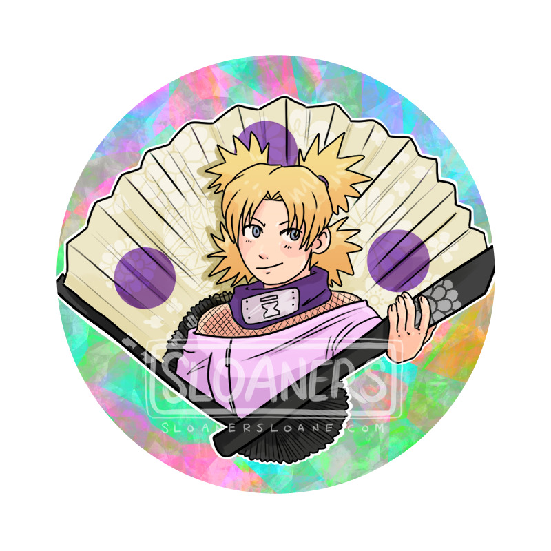 Temari!  April button for patreon :D