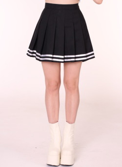 prince–galaxy:  Striped Cheer Pep Skirt(Use