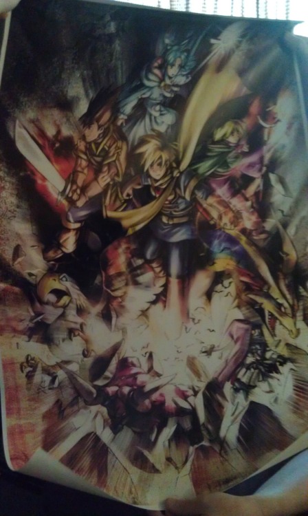 may-orionel:  My brother just gave me this Golden Sun poster for my birthday. I AM SO HAPPY!!!  Holy shit FROM WHENCE DID THIS COME