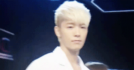 haehyukjaes:  ღ donghae → blonde hair. 