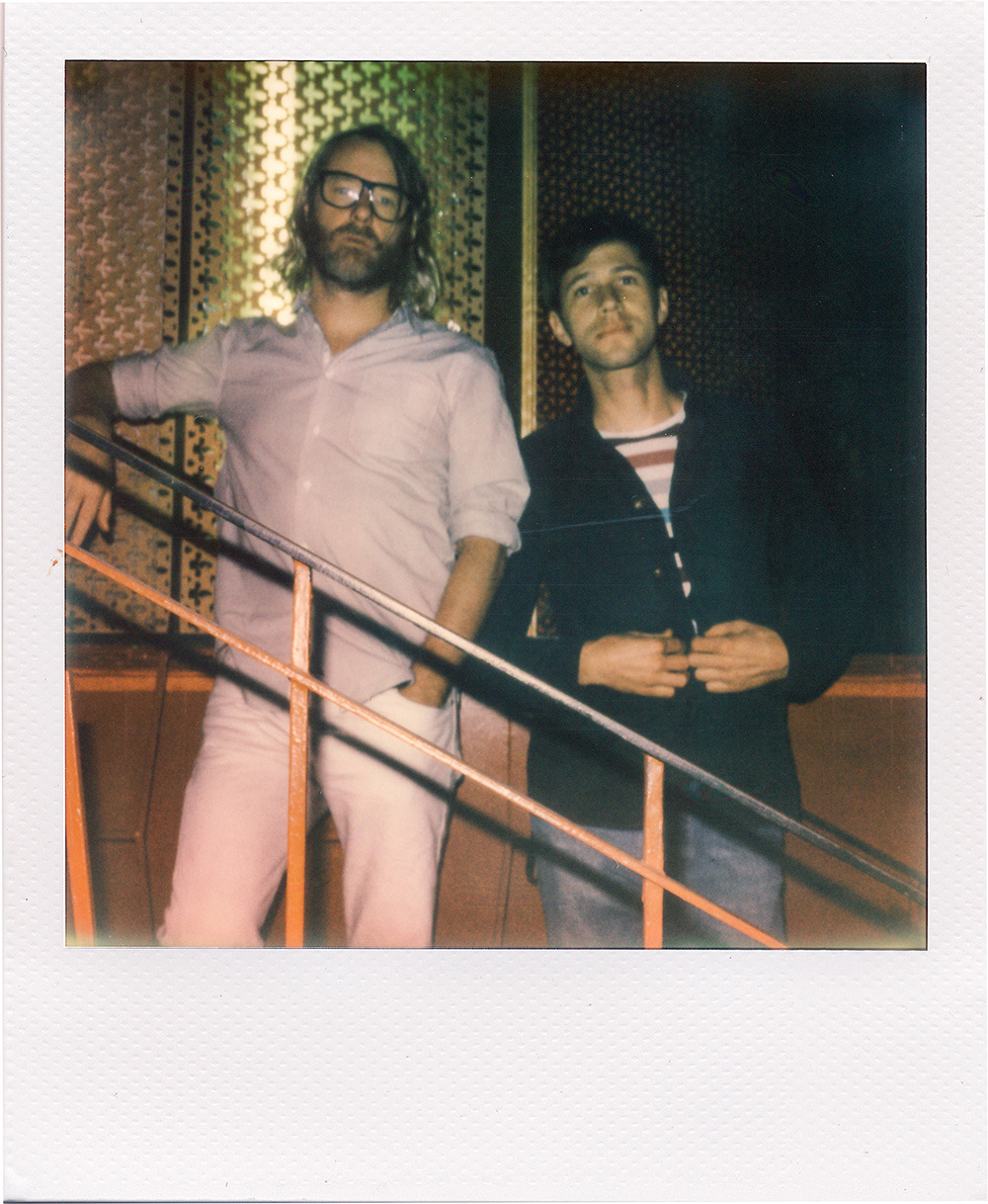 fckyeah-elvy:  Polaroids with EL VY “We caught up with Matt Berninger and Brent