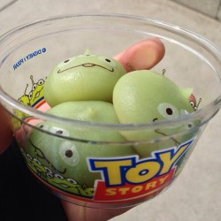 disney-food-porn:  Little Green Men ice cream