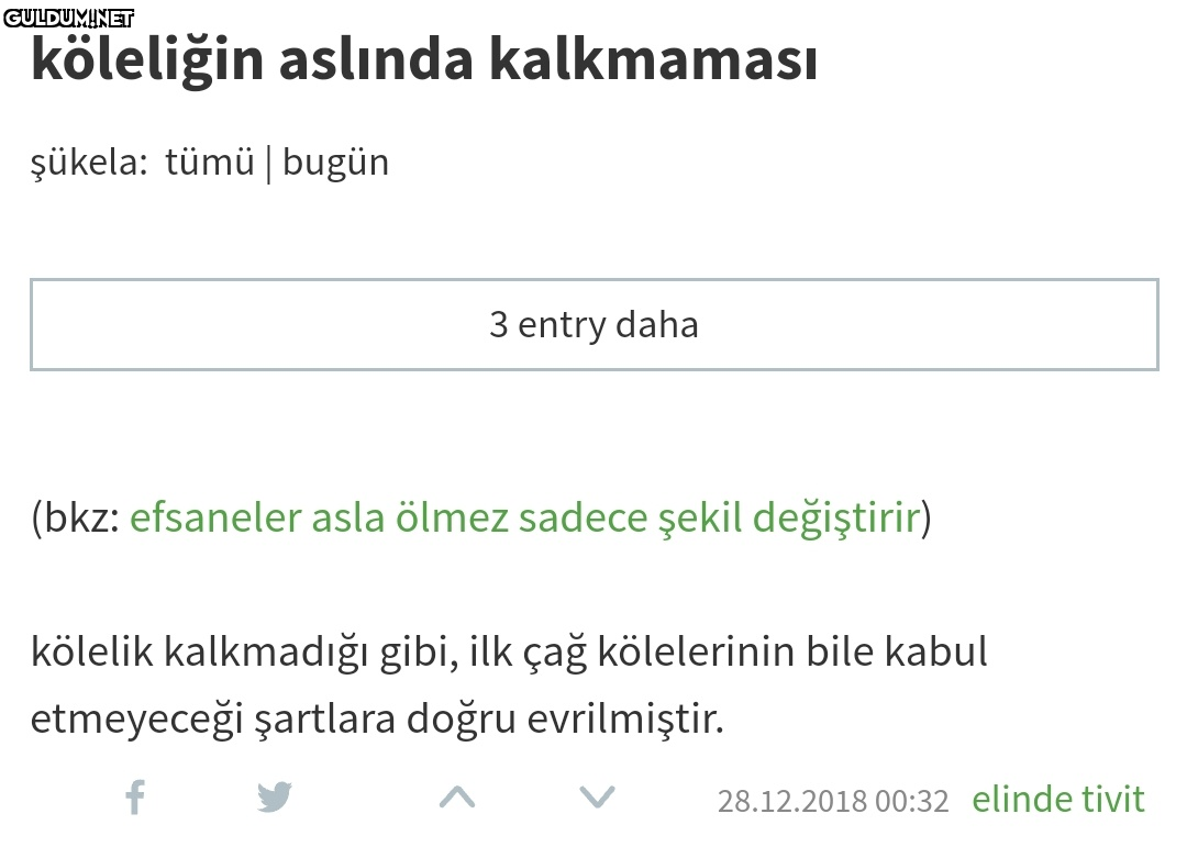 köleliğin aslında...