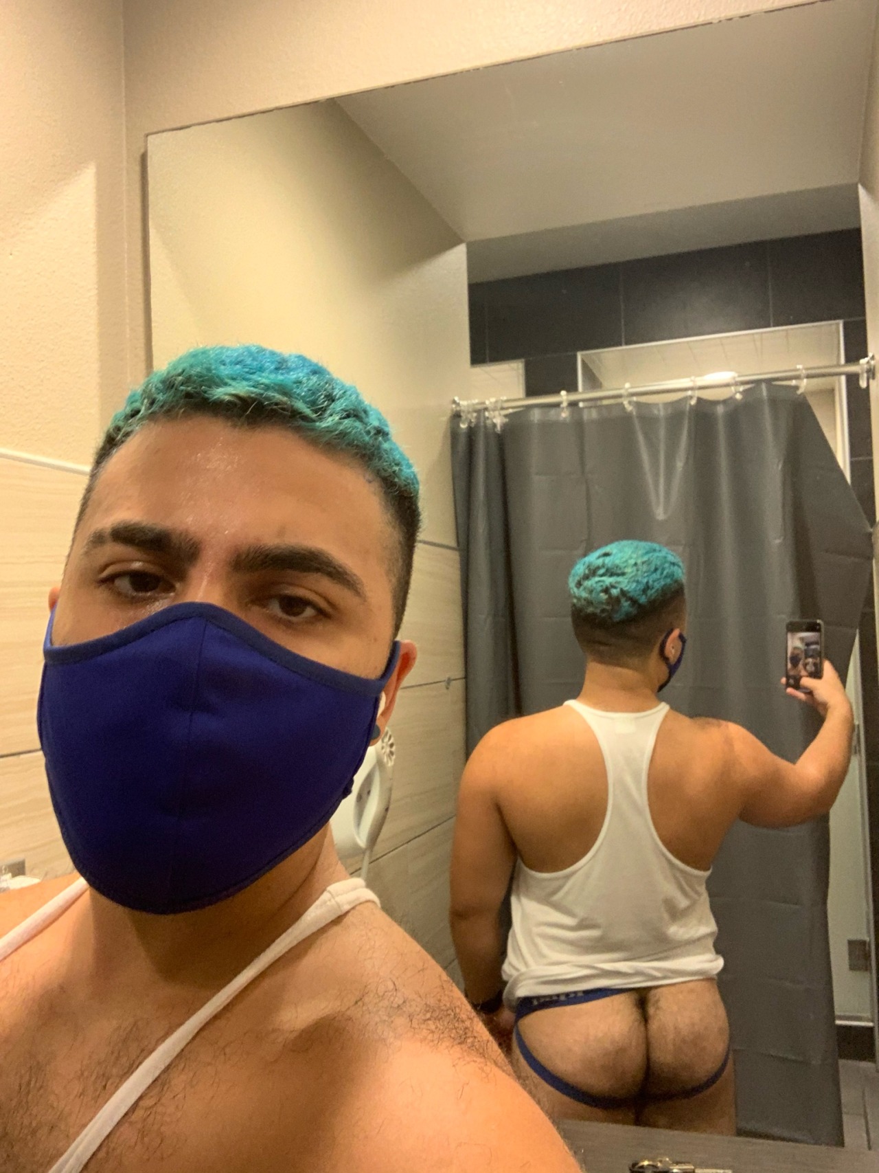 tamale-papi:First time working out in a jock 