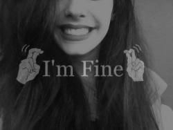 Just Fine..thanks | via Tumblr on We Heart