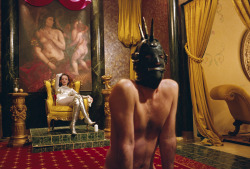 cuntbarf:  damnitamber:  Pandora’s Box, Susan Meiselas  New York City, 1995. Mistress Raven directs a staff of 14 atPandora’s Box, a 4,000-square-foot, high-class Manhattan S&amp;M club that bills itself as the “Disneyland of Domination.”  Love