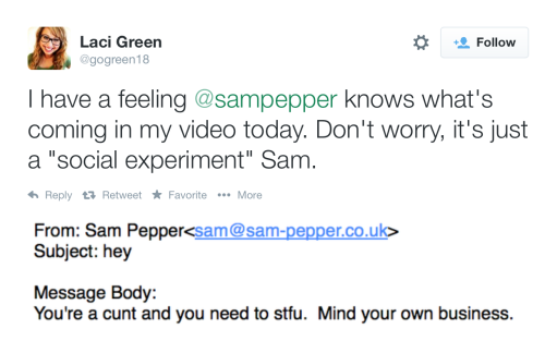 theyoutubewriter:thewriting-banshee:I can not fathom to you how annoyingly frustrated I am by Sam Pe