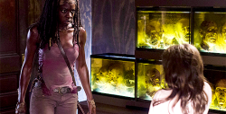 ricky-grimes:  ⋆ Michonne Appreciation Week ⋆ Day Four  Favorite Walker Kill: Penny 