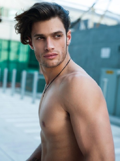 handsomemales:  stelios niakaris by scott hoover