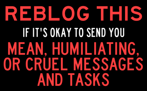 captainlucky32: micropenisconditioning:The more humiliating the better - the only rule in giving me 