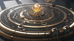 steampunktendencies: Steampunk Astrolabe Table with Ui by Davison Carvalho