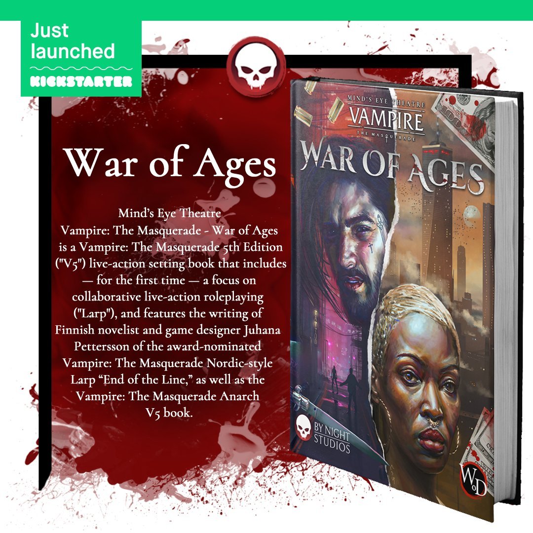 Vampire: The Masquerade V5 - War of Ages is the game's first