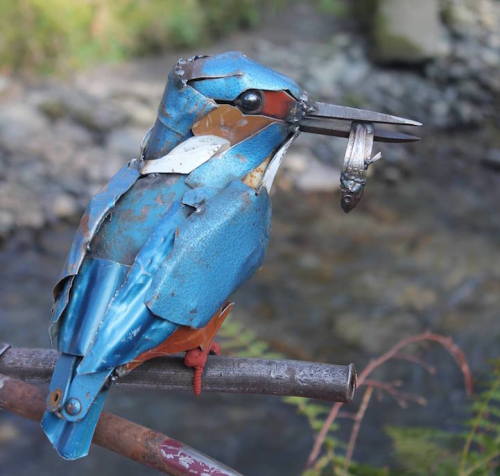 mymodernmet:  Artist Transforms Scrap Metal into Lifelike Animal Sculptures