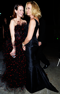  Sarah Paulson and Jessica Lange arrive at the FOX, 20th Century FOX Television,