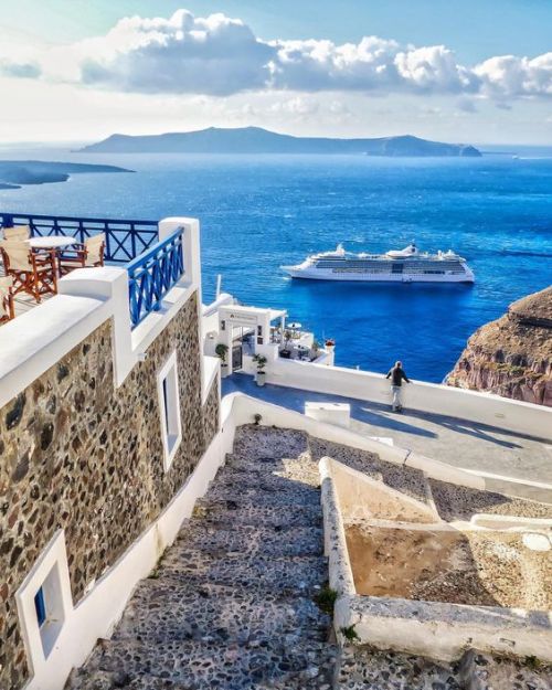 Fira, Santorini, Cyclades islands by George Kormpos