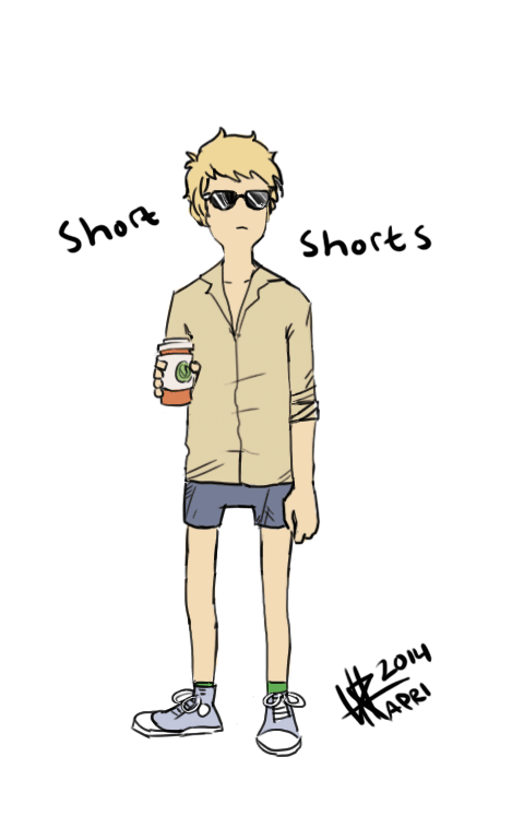 sommarfluga:  If the world tells you to lengthen your shorts, you must shorten them.
