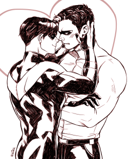 fkqu:   Anonymous said: hi! can i request some jaytim or jaydick cuddles :)  :D 