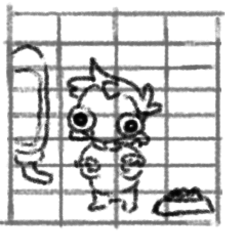 I Can't Stop Thinking About Blorbo Hunter In A Little Hamster Cage Now With Like A Water Bottle And Fish