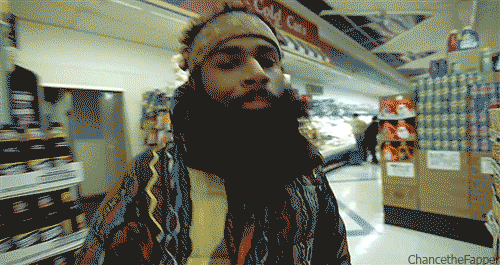 chancethefapper:  chancethefapper:  Made my first gif in photoshop.  Ayy my own post