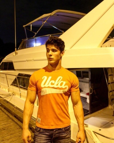 muscleboycunt:Roided Up Teen posing before getting his cunt loaded by the yacht owner. Loud sloppy f