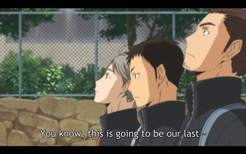 twinkle-twinkle-little-fuck:Suga and Daichi are having none of your third year sports anime crap