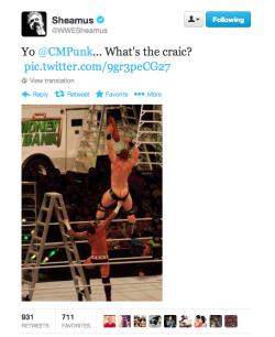 ambrosesnerd:  Oh Sheamus ;)