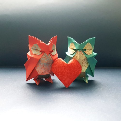 Owls in love by or(EST)igami https://flic.kr/p/2n5g13x