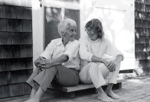 photographer molly malone cook and poet mary oliver at their home in provincetown, massachusetts, pu