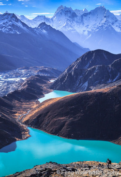 gruesomefairytale:  Gokyo Lakes, Sagarmatha National Park, Nepal by Feng Wei Photography on Flickr.