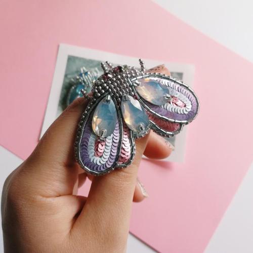 Moth Brooch //chibrooches