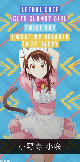 ambidere-deactivated03232018-de: favorite character profiles and tropes [2/?]↳ Onodera Kosaki