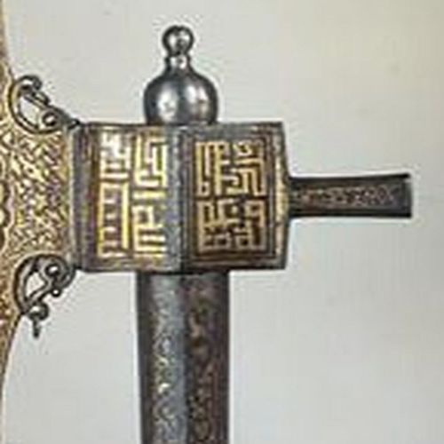 art-of-swords:Mamluk AxeDated: 1495-1499Culture: Egyptian-SyrianOwner: Sultan Kait Bey (Al-Ashraf Sa